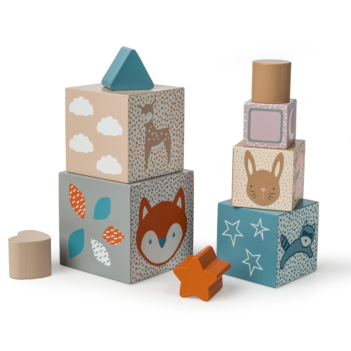 Leika Nesting & Stacking Wood Blocks