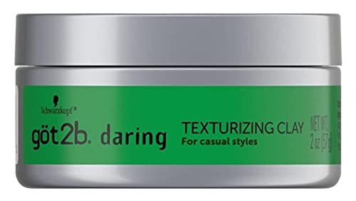 Got 2B Daring Texturizing Clay 2 Ounce (Pack of 3)