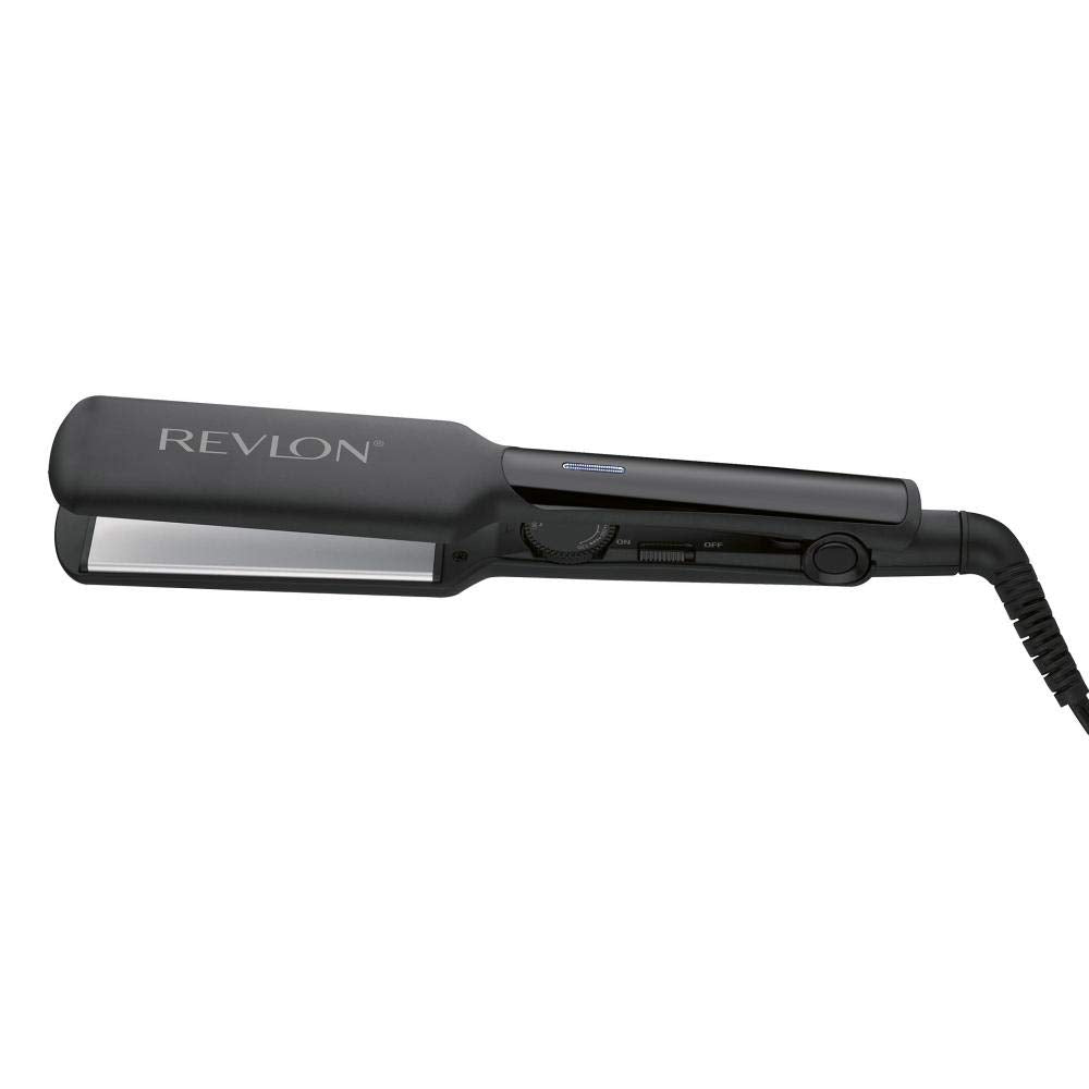 REVLON Smooth and Straight Ceramic Flat Iron | Fast Results, Smooth Styles (2 in)