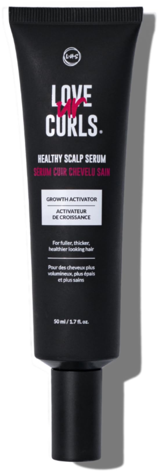 Love Ur Curls Healthy Scalp Serum - 1.7 fl.oz.Growth Activator with Hydrolyzed Hyaluronic Acid, Turmeric & Basil Extracts - Deep Moisturization, Thicker Full Hair LUS (Love Ur Self)