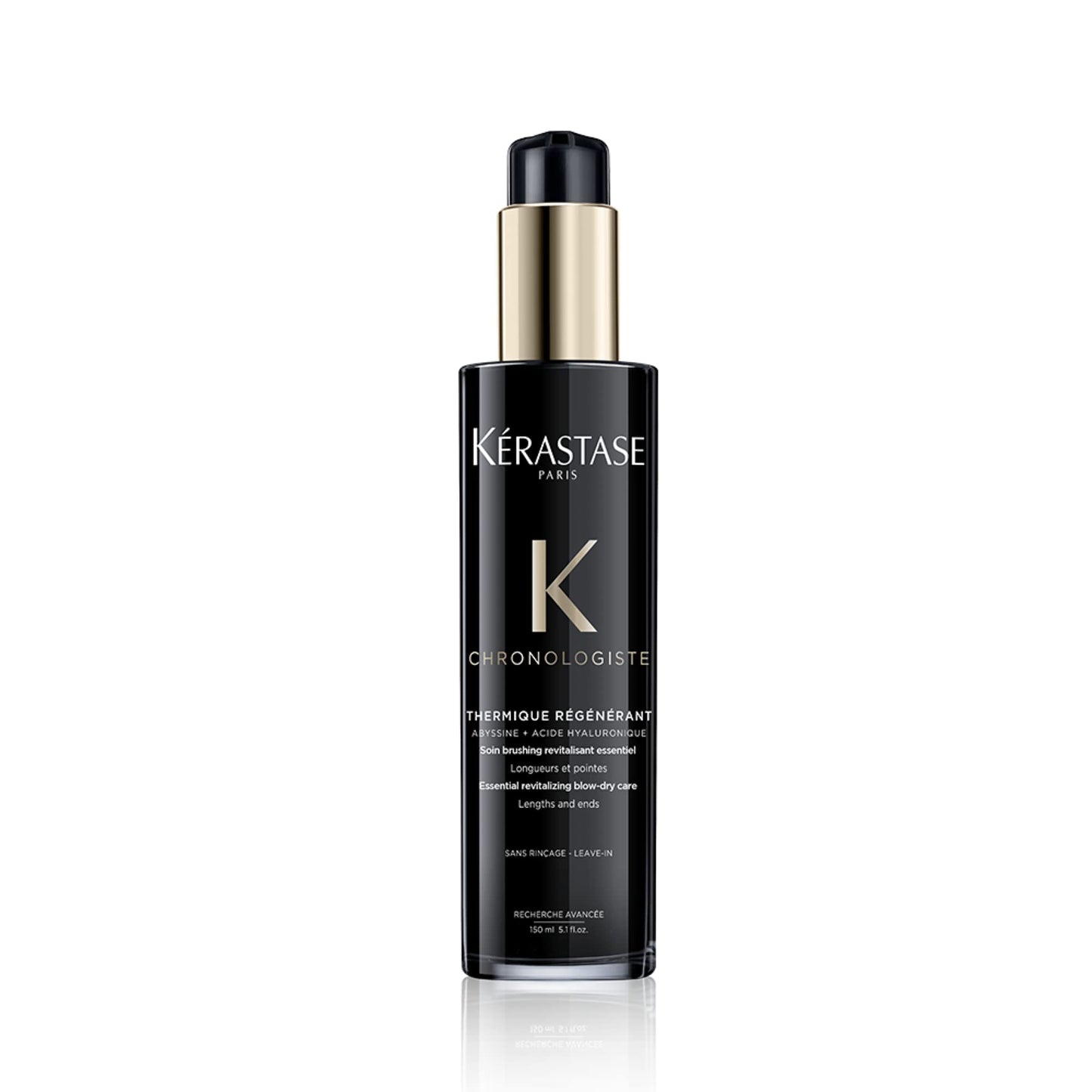 KERASTASE Chronologiste Thermique Régénérant Hair Serum | Heat Protectant | Prevents Breakage, Controls Frizz & Protects Against Humidity | With Argan Oil | For Dry, Fine & Brittle Hair | 5.1 Fl Oz
