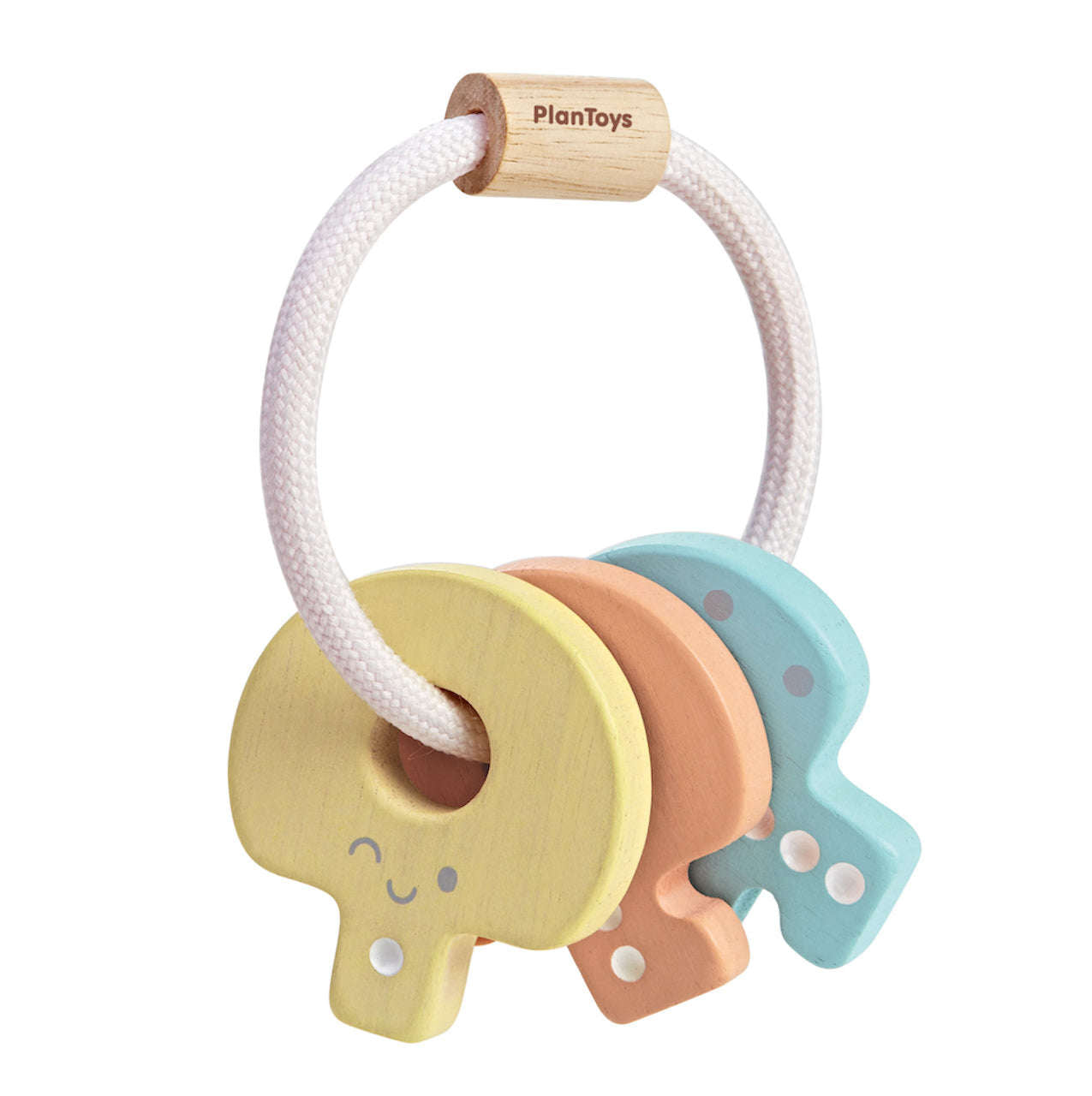 PlanToys Baby Key Rattle Pastel