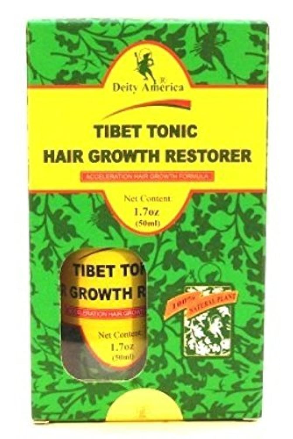 Deity Tibet Tonic Hair Growth Restorer 1.7 Ounce (50ml) (2 Pack)