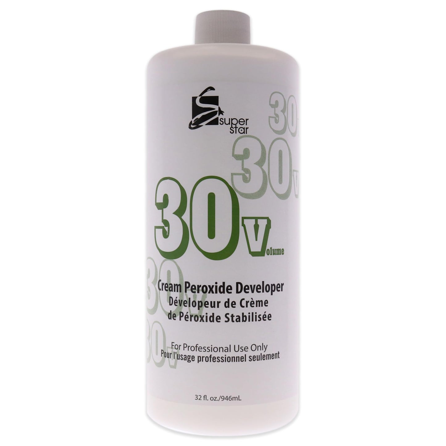 Super Star Superstar Stabilized Cream Peroxide Developer 30v Hc, 32 Oz