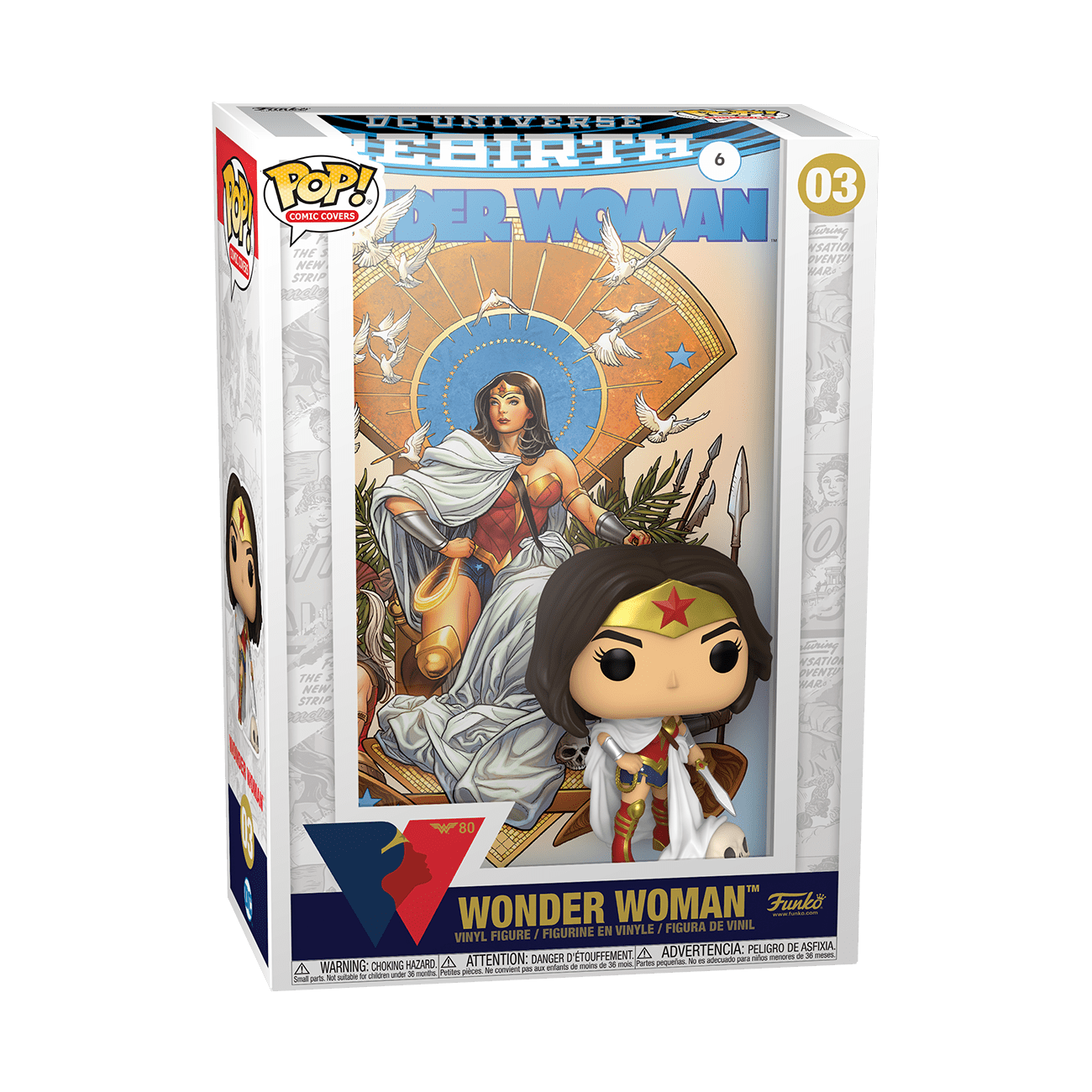 Pop Vinyl Comic Cover: Wonder Woman 80th Anniversary