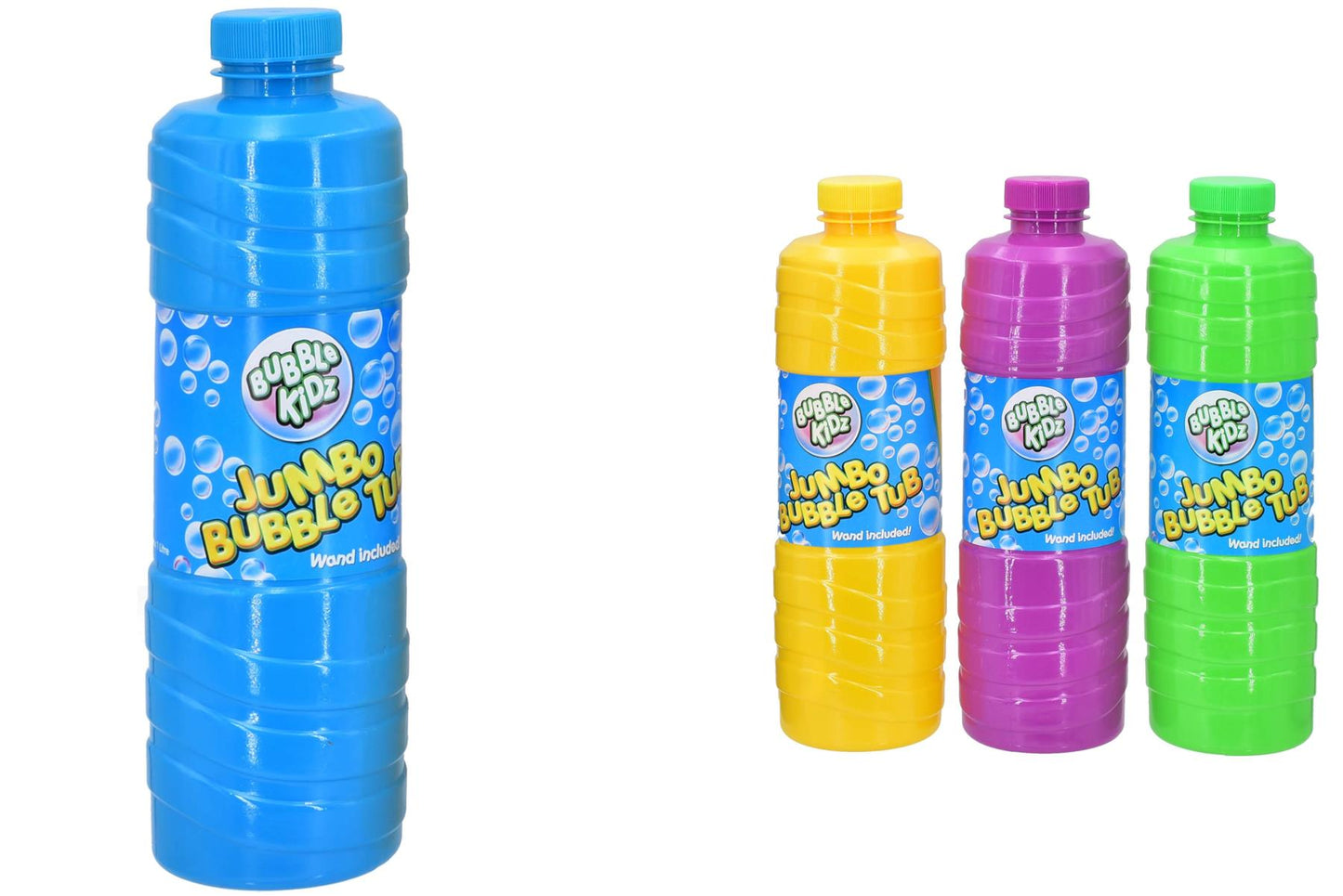 Children's 1 Litre Jumbo Bubble Tub with Wand (Assorted Colours)