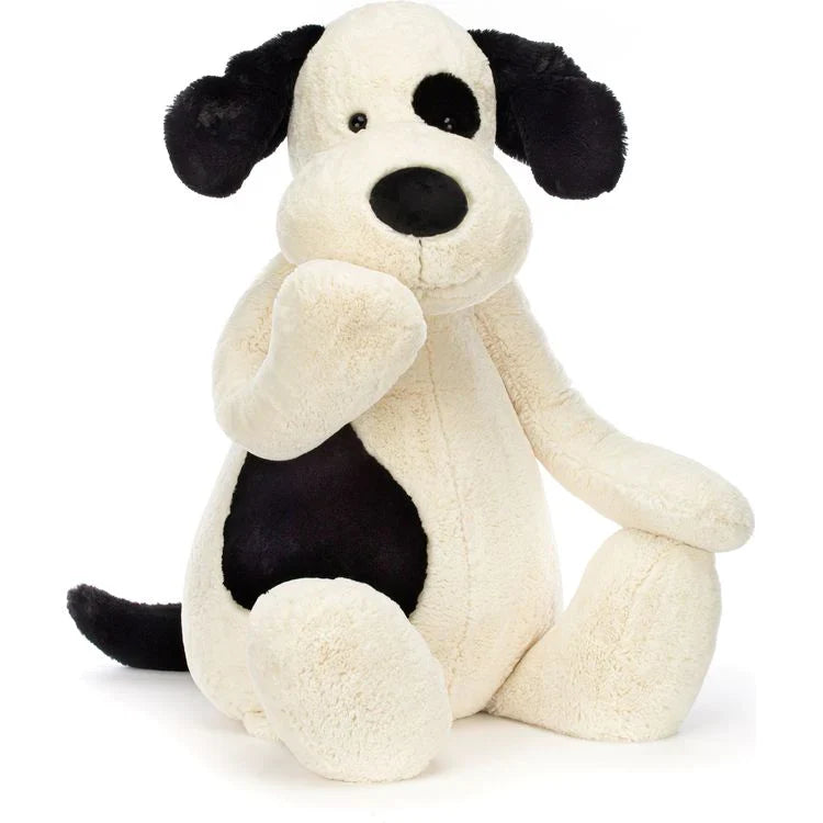 Jellycat - Bashful Black & Cream Puppy