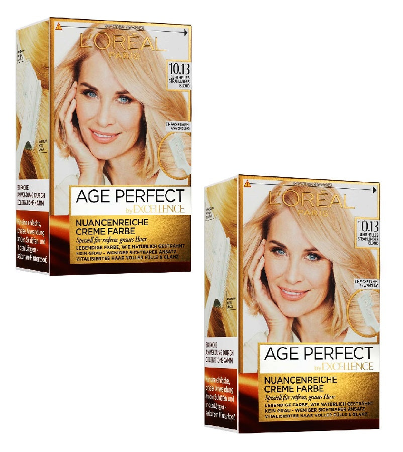 2xPack L'ORÉAL PARIS Excellence Age Perfect Hair Color - 7 Varieites