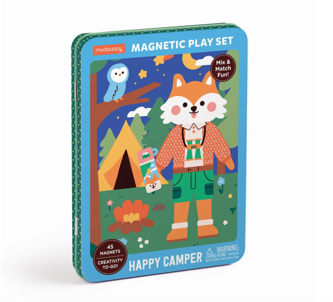 Mudpuppy Happy Camper Magnetic Play Set