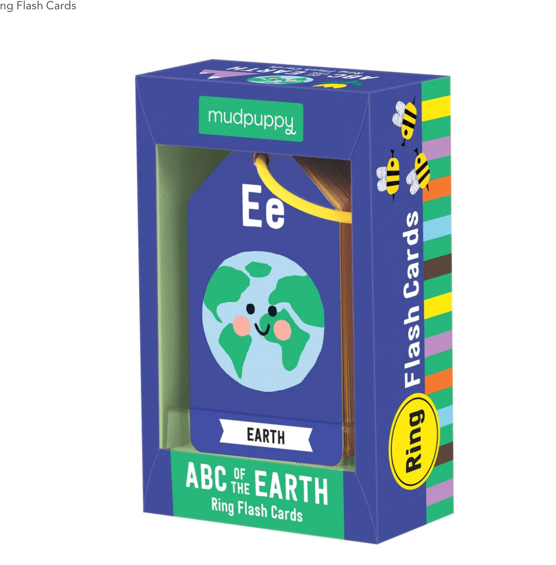 Mudpuppy Ring Flash Cards | ABC’s of the Earth