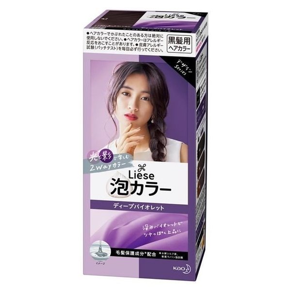 Kao Liese Prettia Bubble Hair Color (Deep Violet)