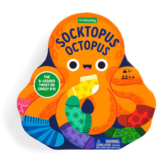 Mudpuppy - Shaped Box Game - Socktopus Octopus