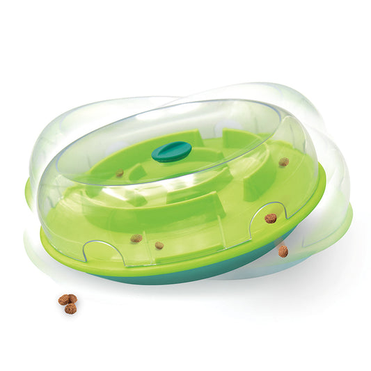 WOBBLE BOWL - SLOW FEEDER & DOG PUZZLE IN ONE