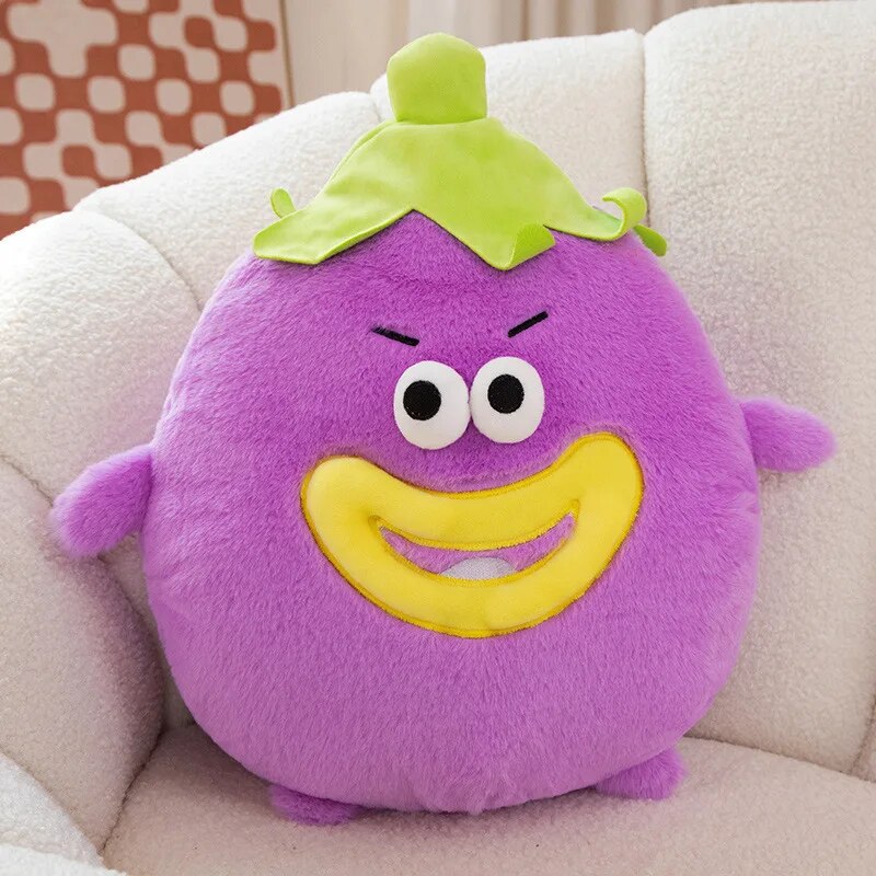 Dopamine Fruit Plush 2023 New Throw Pillow Doll Funny Sausage Big Mouth Ugly Doll Fruit Doll Plush Toy Gift