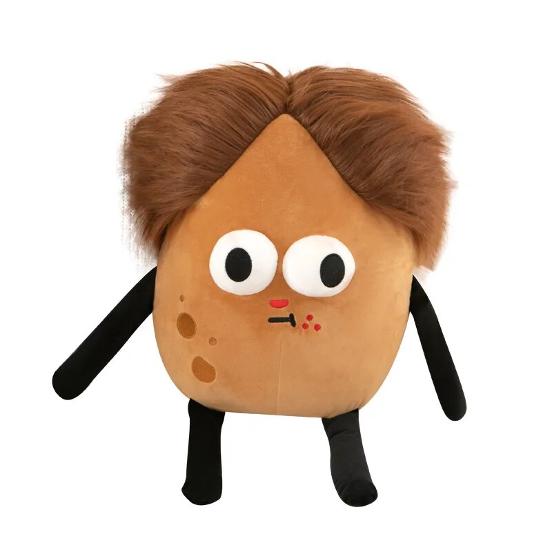 Funny Fried Hair Potato King Plush Toy Sausage Mouth Fabric Cotton Doll Cartoon Doll Plush Pillow Children's Valentine' ShopOnlyDeal