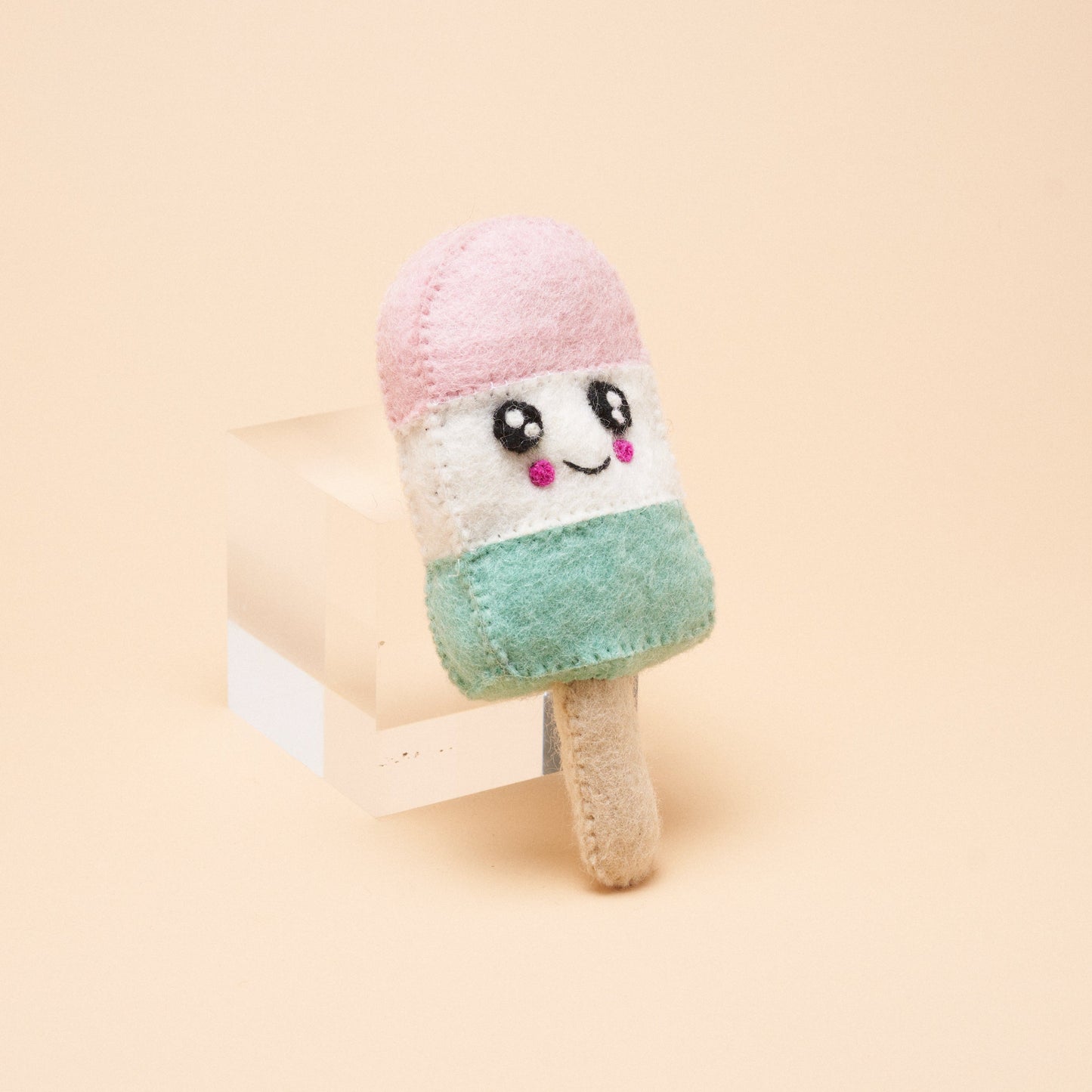 Stripe Popsicle Squeaker Toy