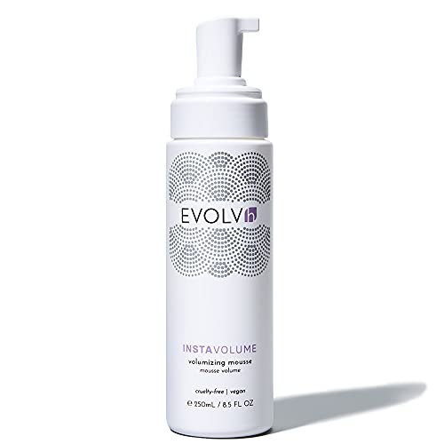 EVOLVh - Natural InstaVolume Volumizing Mousse | Vegan, Non-Toxic, Clean Hair Care (8.5 fl oz | 250 mL)