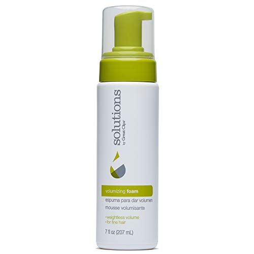 GREAT CLIPS Solutions Volumizing Foam, 7oz | Adds Volume, Softness, & Medium Control | Enhances Natural Shine | For Fine to Medium Hair
