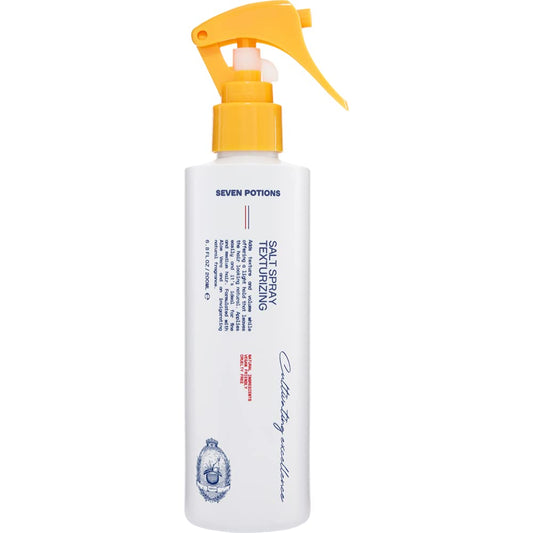 SEVEN POTIONS Salt Texturizing Spray For Men 6.8 fl oz - Matte Finish - Texturized Hold Which Works Perfect As Styling Product Primer - Water Based - Texture & Volume - Natural, Vegan, Cruelty Free