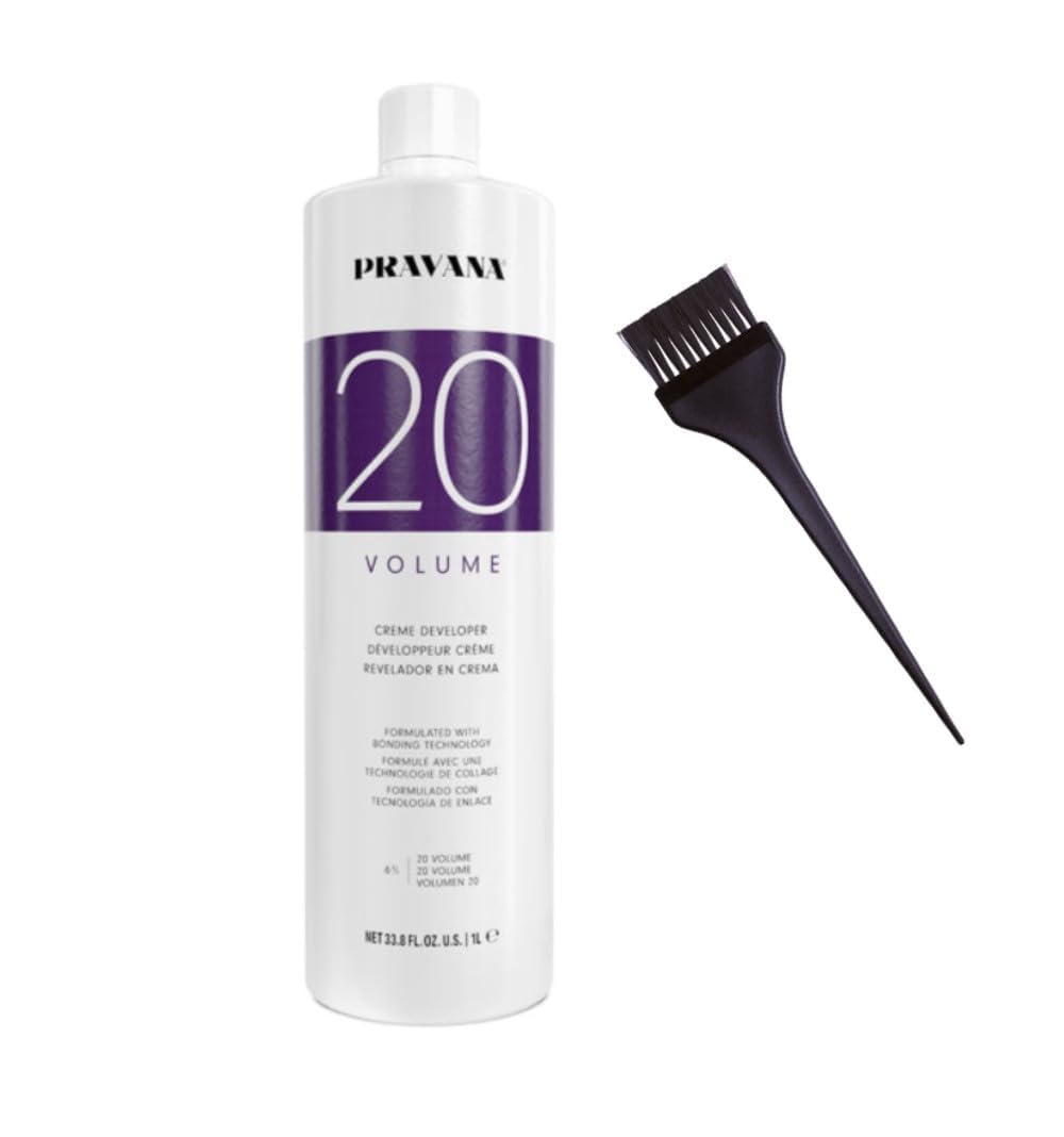 Chromasilk Creme Developer 6% 20VOL 33oz with Brush