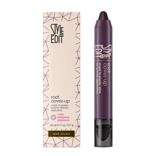 Style Edit Root Cover Up Stick - Instant Root Concealer to Touch up And Cover Roots and Grays (Dark Brown)