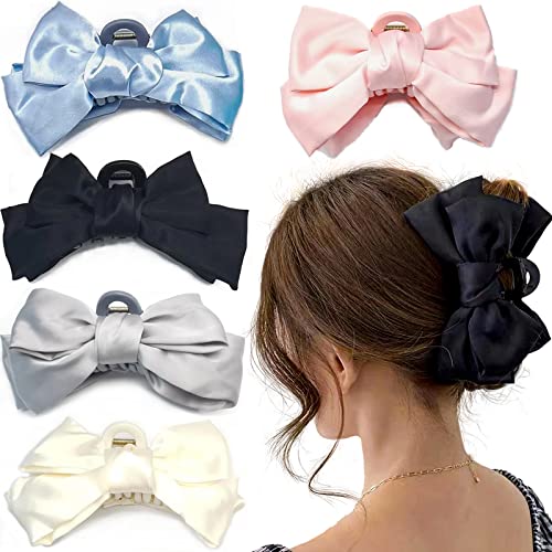 ZYIGYI 5 Inch Hair Claw Clips for Women Girl with Long Thick Hair 5 Color
