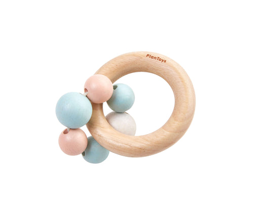 PlanToys Beads Rattle Pastel