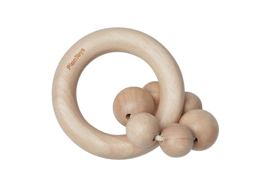 PlanToys Beads Rattle Natural