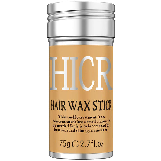 Hicream Hair Wax Stick, 2.7 Oz Wax Stick for Hair Wigs Fly away Hair Tamer Stick for Smoothing Flyaways & Taming Frizz, Flyaways Hair Stick Hair Wax