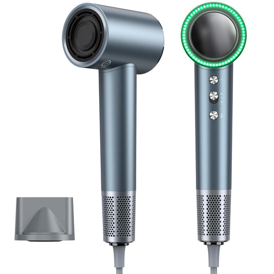 Hair Dryer, High-Speed Blow Dryer with 110000RPM Brushless Motor, Release 200 Million Negative-Ion for Professional Hair Care, Thermo-Control Compact Hairdryer for Salon/Travel