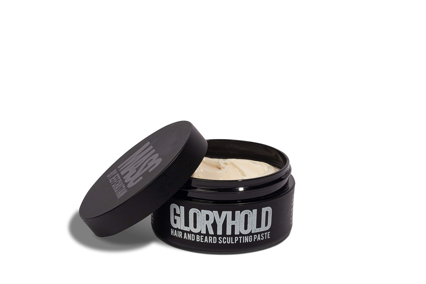MASC GLORYHOLD Beard Sculptor and Hair Styling Paste from KUSCHELBÄR by Jeff Chastain - 4 oz Magnum Jar, Paraben-free & Cruelty-free - Easy to Use Paste Provides Durable Hold for Beard & Hair
