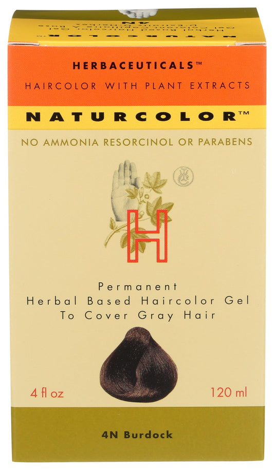 naturcolor Haircolor Hair Dye - Burdock, 4 Fl Oz (4N)