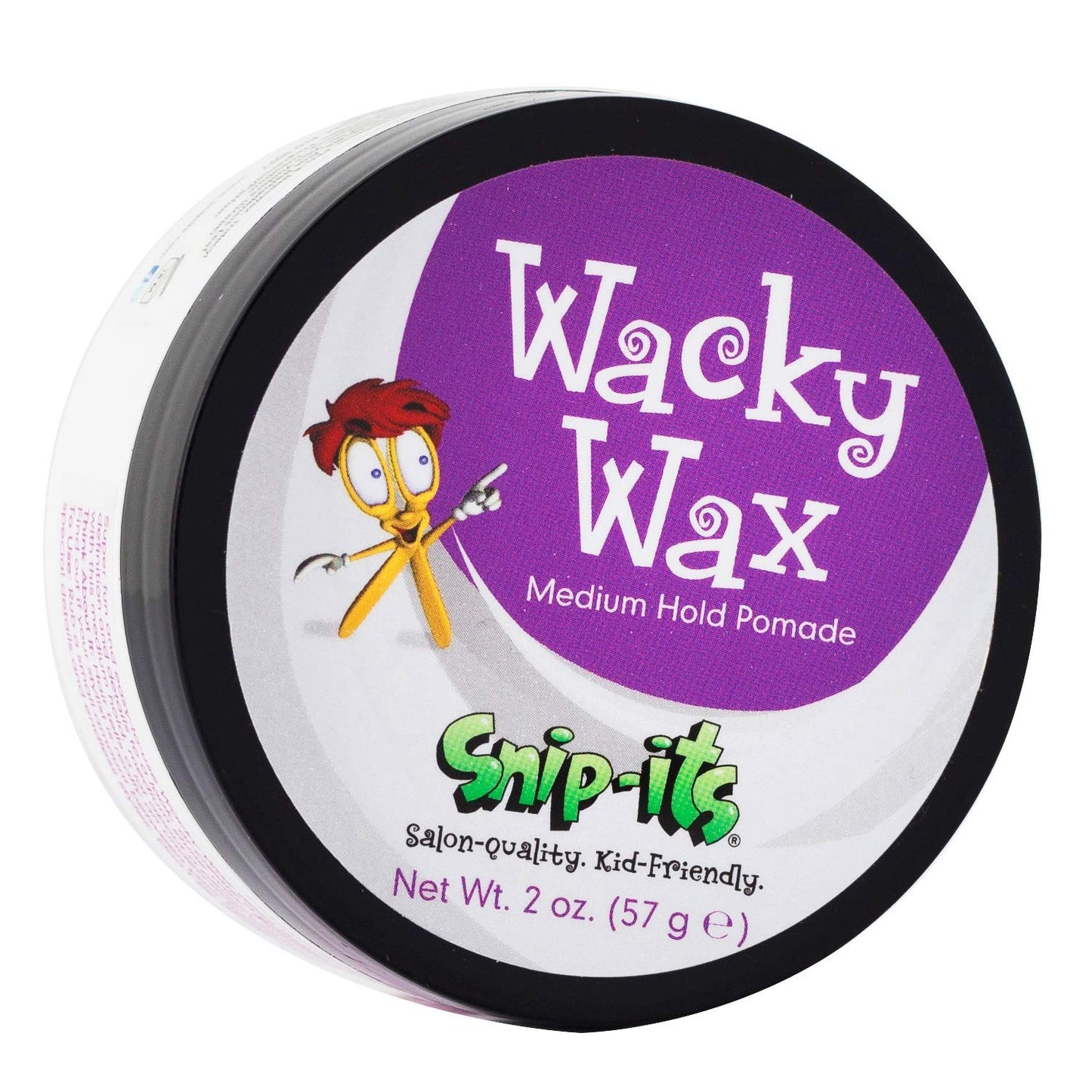 Snip-its Wacky Kids Hair Wax 2oz | Great Baby Hair Gel Alternative with All Day, Medium Strong Hold – Fresh Tropical Fragrance – All Natural Hair Wax Product Made in USA | Salon Quality. Kid Friendly.