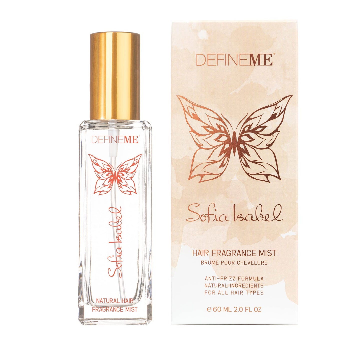 DefineMe Natural Hair Perfume Mist, Sofia Isabel, 2 FL OZ, Hair Fragrance