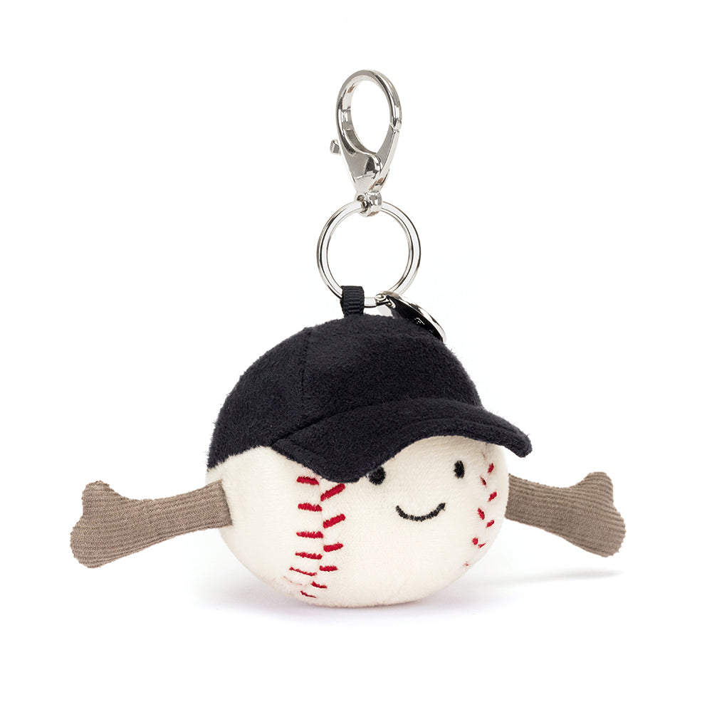 Jellycat Amuseable Sports Bag Charm | Baseball