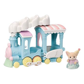 Calico Critters Floating Cloud Rainbow Train