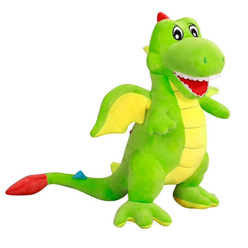 Giant Dinosaur Toy Cute 115cm Dino Plush Toys Cartoon Stuffed Tyrannosaurus Dolls for Girls Boys  Birthday Gift ShopOnlyDeal