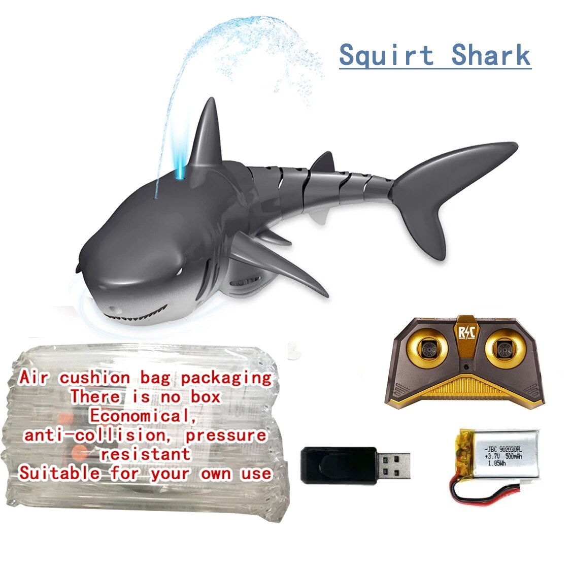 Funny RC Shark Toy Remote Control Animals Robots Bath Tub Pool Electric Toys for Kids Boys Children Cool Stuff Sharks Submarine ShopOnlyDeal