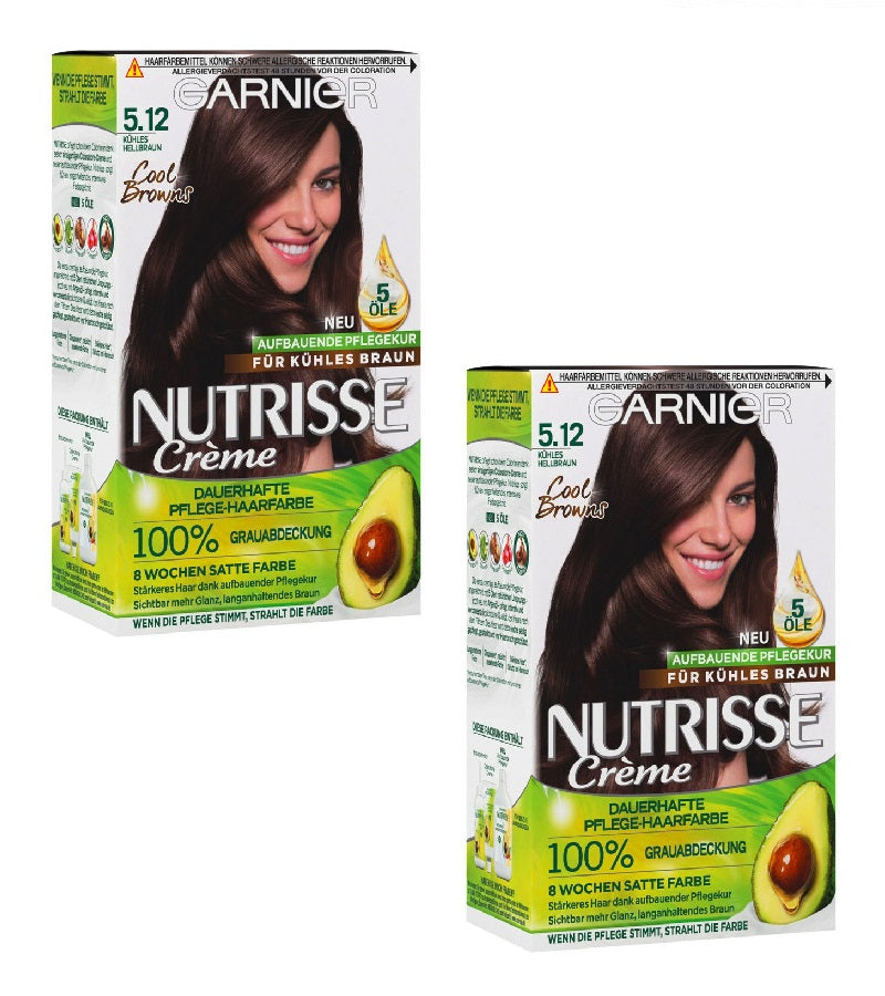 2xPack GARNIER Nutrisse Cream Permanent Hair Care - 25 Varieties