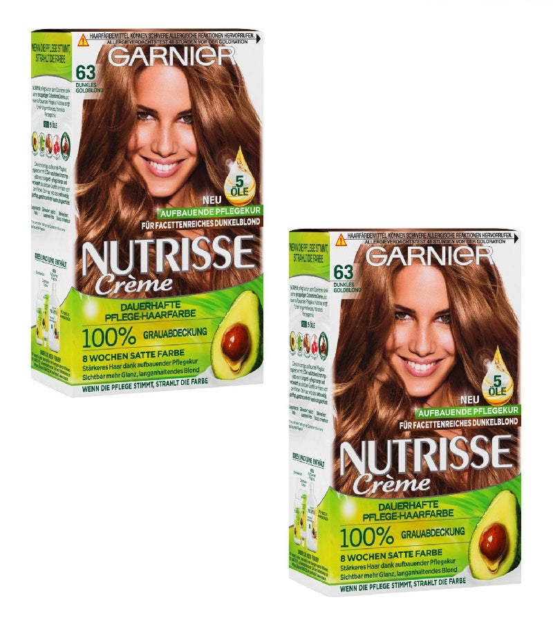 2xPack GARNIER Nutrisse Cream Permanent Hair Care - 25 Varieties