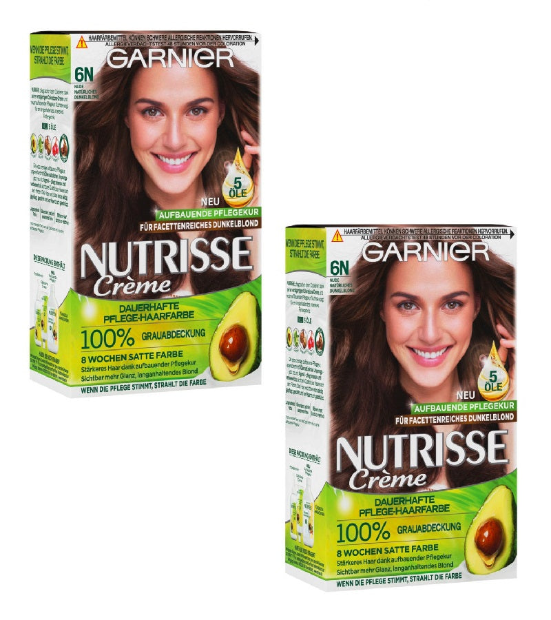 2xPack GARNIER Nutrisse Cream Permanent Hair Care - 25 Varieties