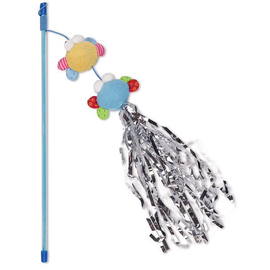 Kazoo Butterfly High Chase and Play Wand Cat Toy