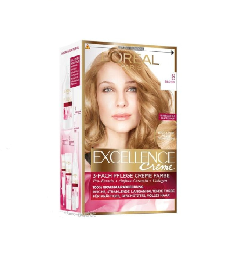 L'Oreal Paris Excellence Cream Women's Hair Color 7 Color Variations (7-10) - Eurodeal.shop