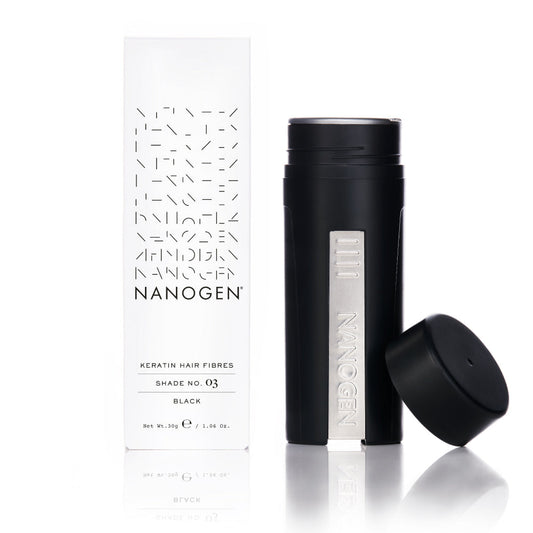 Nanogen Keratin Hair Fibres - 30g (Colour options) Hair Loss Treatments Nanogen Black