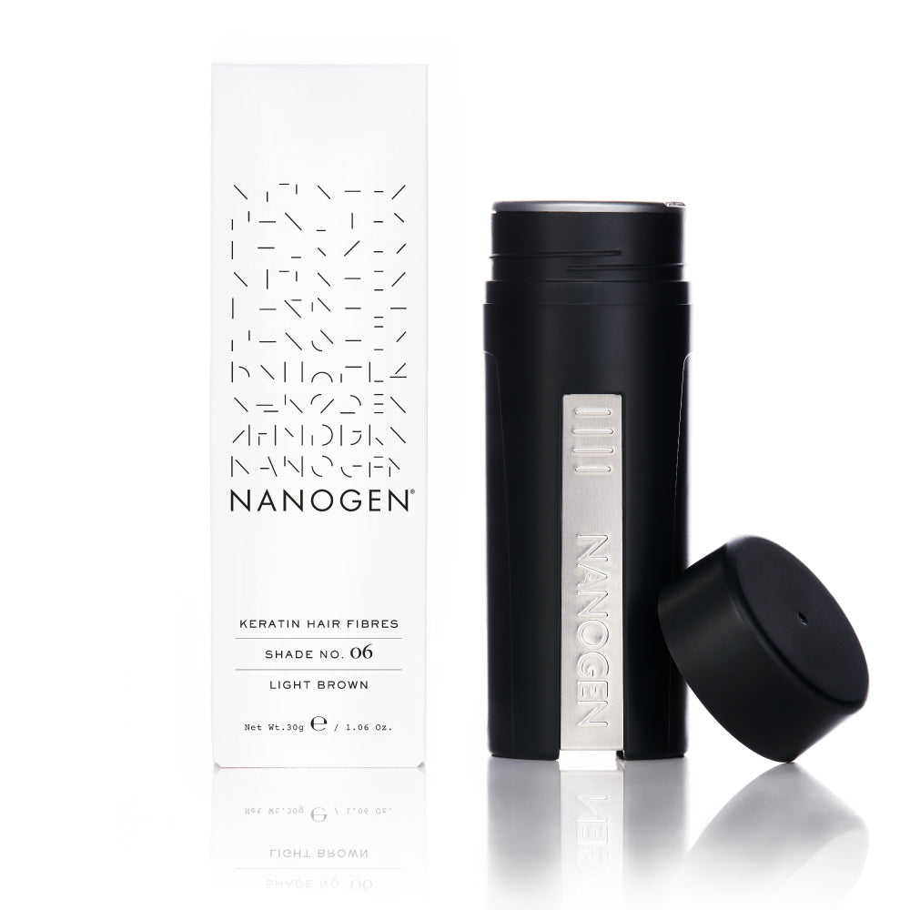 Nanogen Keratin Hair Fibres - 30g (Colour options) Hair Loss Treatments Nanogen Light Brown
