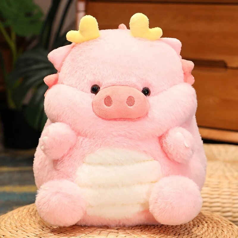 Kawaii Pig & Dinosaur Plush Toy Stuffed Soft Animal Doll Throw Pillow Cushion Funny Birthday Xmas Gift for Friends ShopOnlyDeal