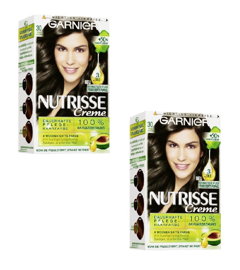 2xPack GARNIER Nutrisse Cream Permanent Hair Care - 25 Varieties