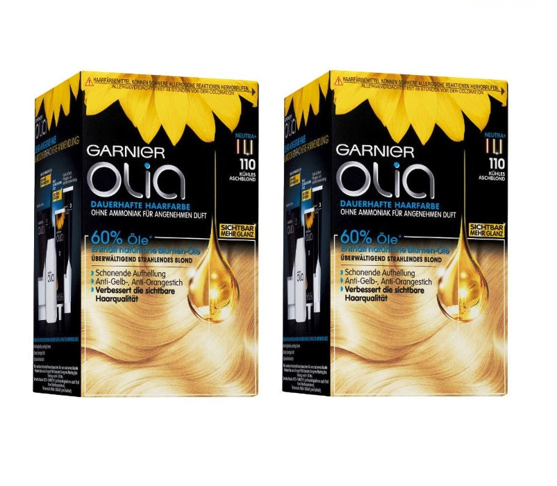 2xPack GARNIER OLIA Permenant Hair Colors - 24 Varities