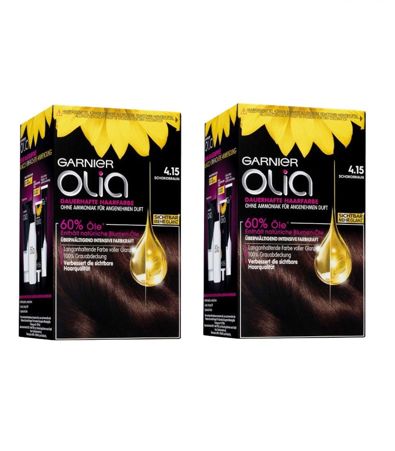 2xPack GARNIER OLIA Permenant Hair Colors - 24 Varities