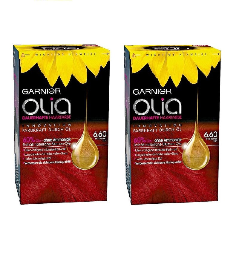 2xPack GARNIER OLIA Permenant Hair Colors - 24 Varities